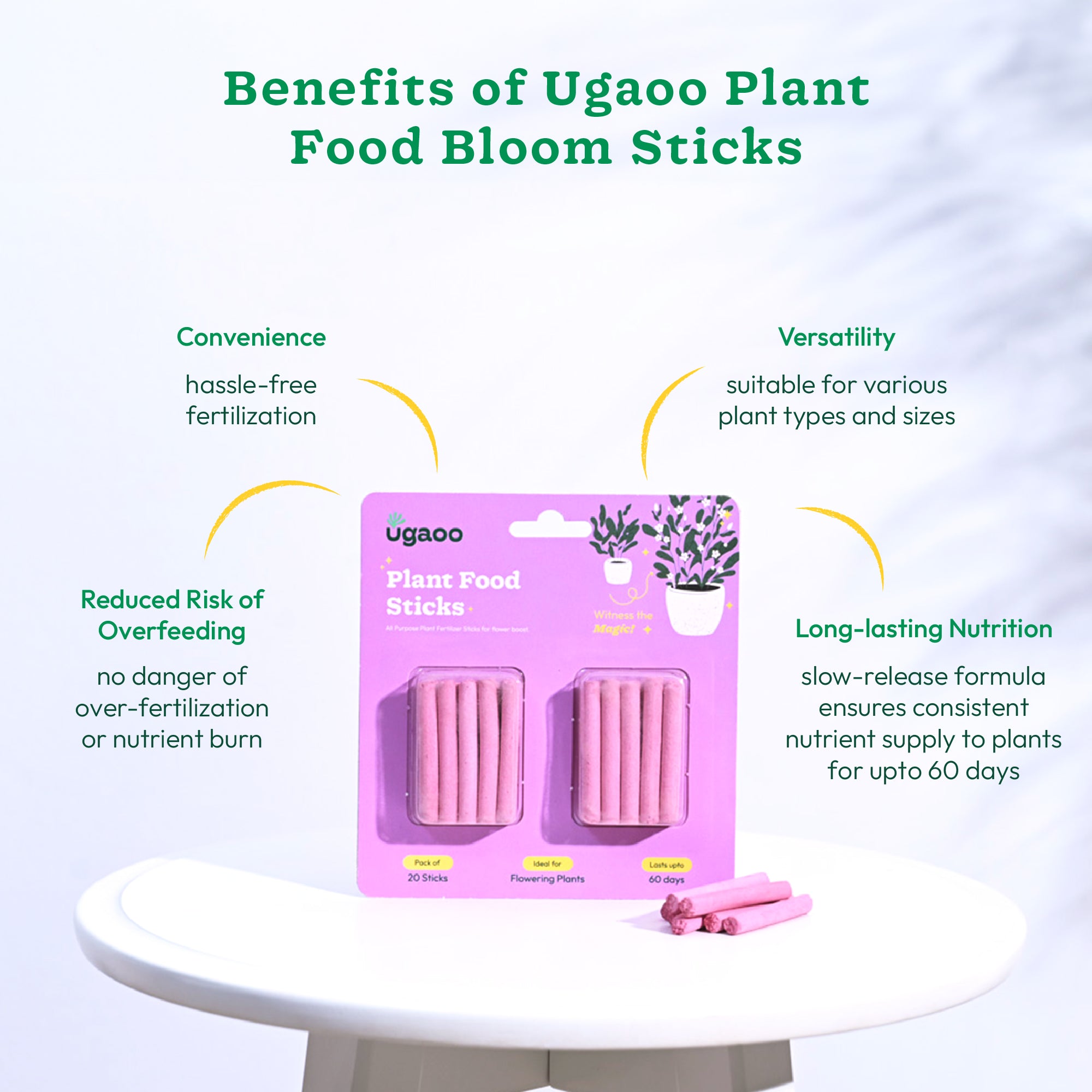 Plant Food Fertilizer Bloom Sticks For Flowering Plants