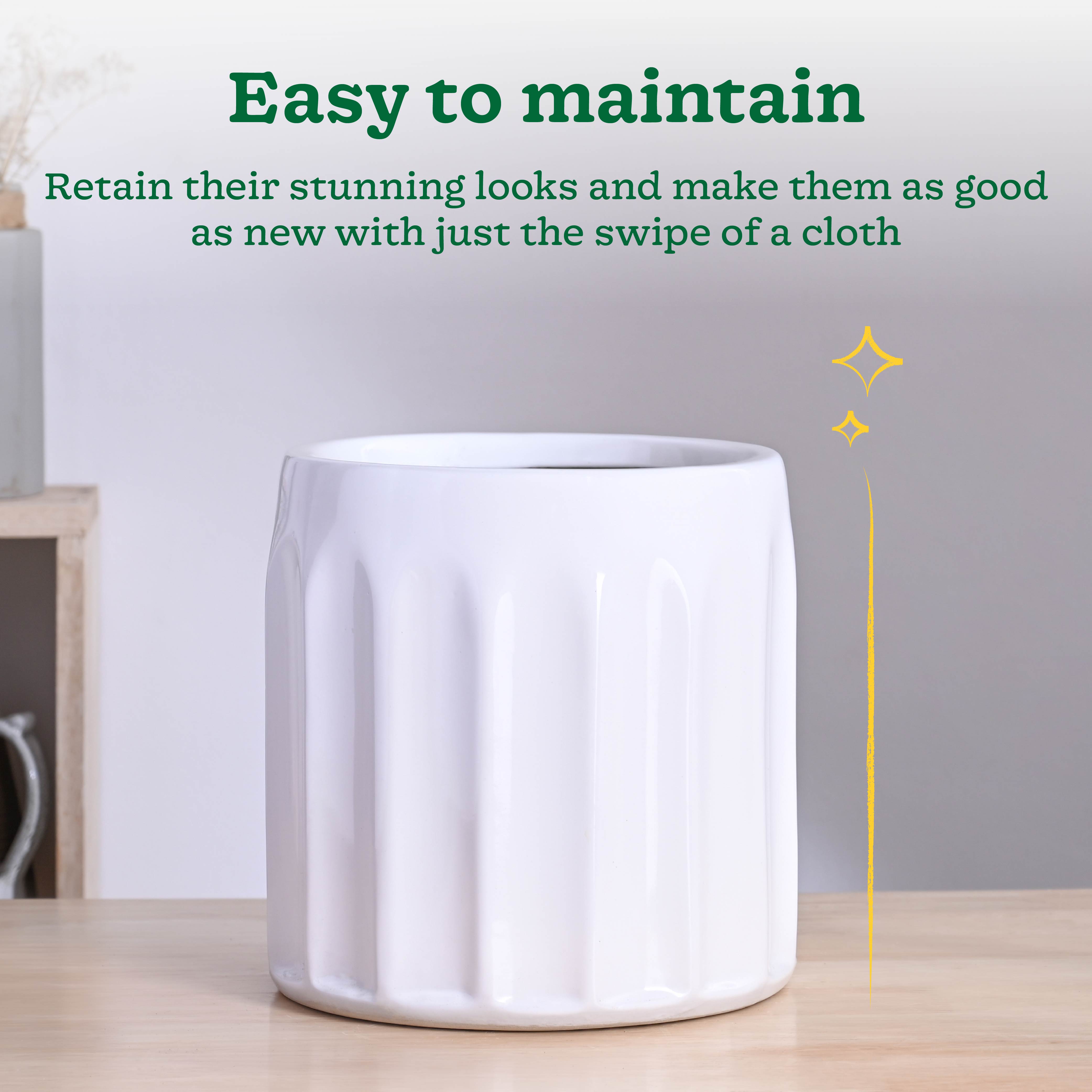 Blushing Sun Ceramic Planter