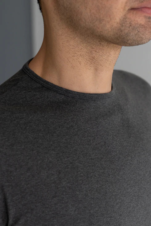 Curve Crew T-Shirt: Apricot - Rule Of Threads
