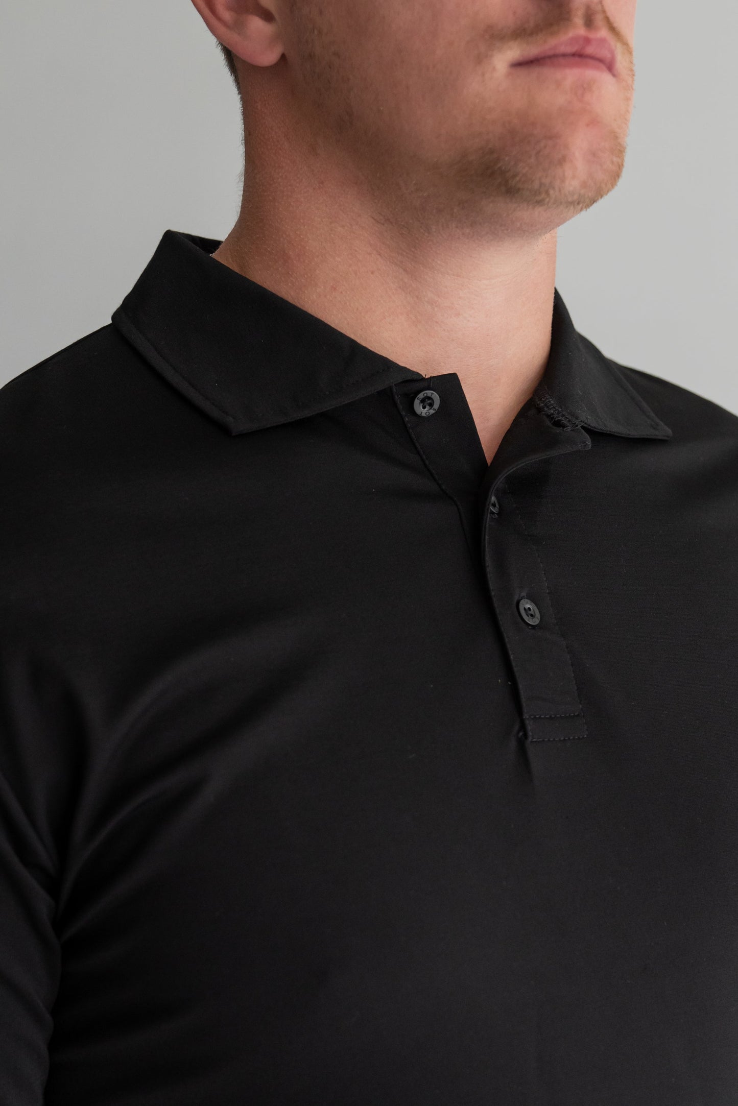 Classic Polo T-Shirt: Black - Rule Of Threads