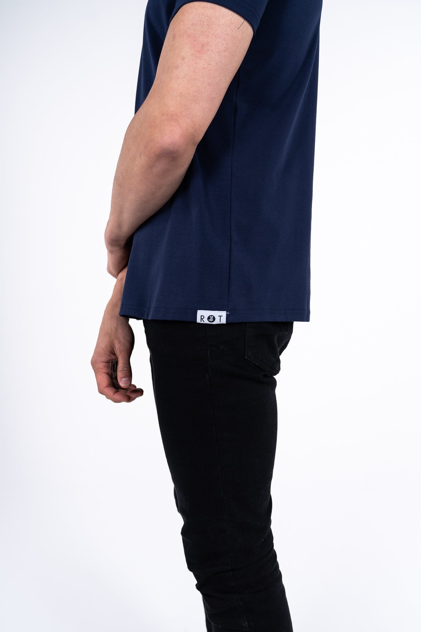 Classic Henley T-Shirt: Blue Steel