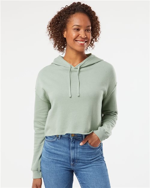 Women’s Lightweight Cropped Hooded Sweatshirt - AFX64CRP