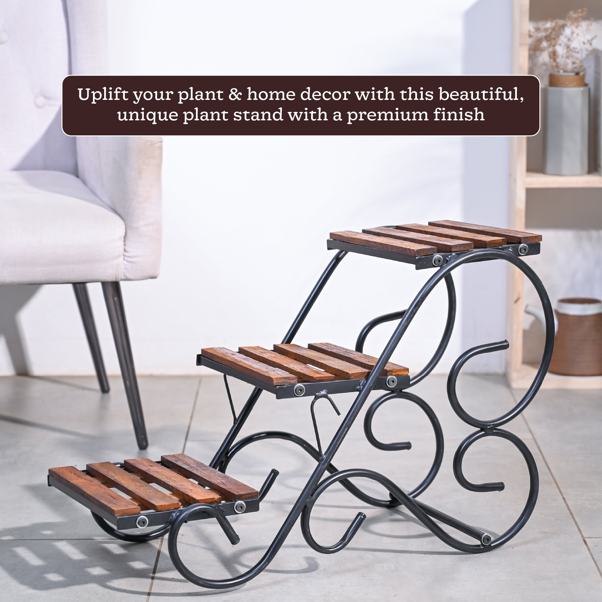 Garden Harmony Triple -Tier Plant Stand