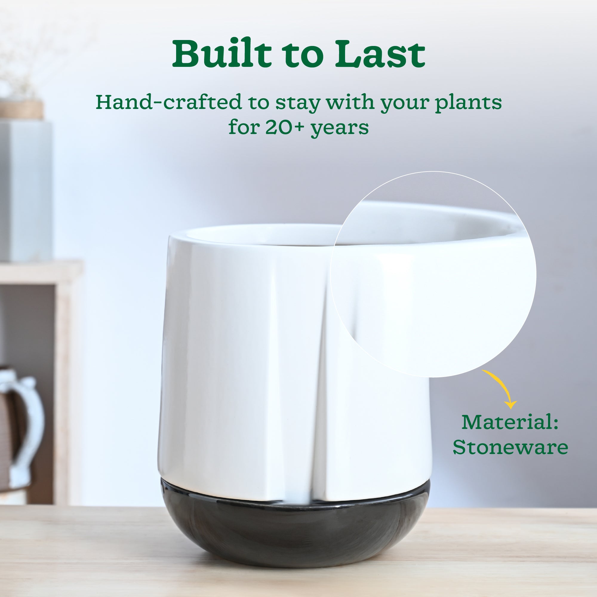 Moonlight Drama Ceramic Planter