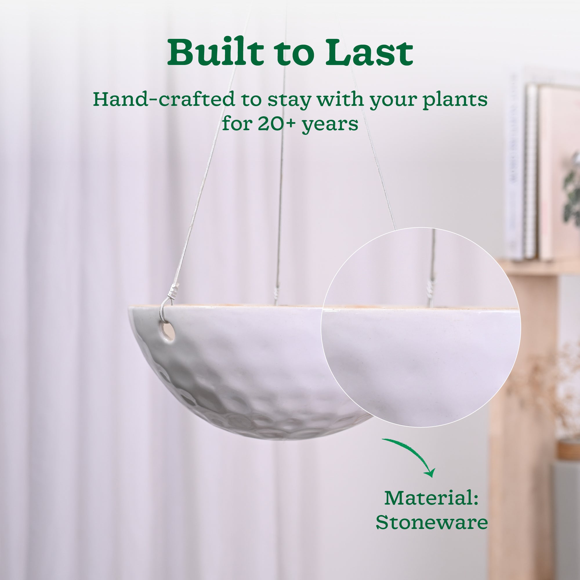 Hanging Ceramic Planters Petrichor Smite