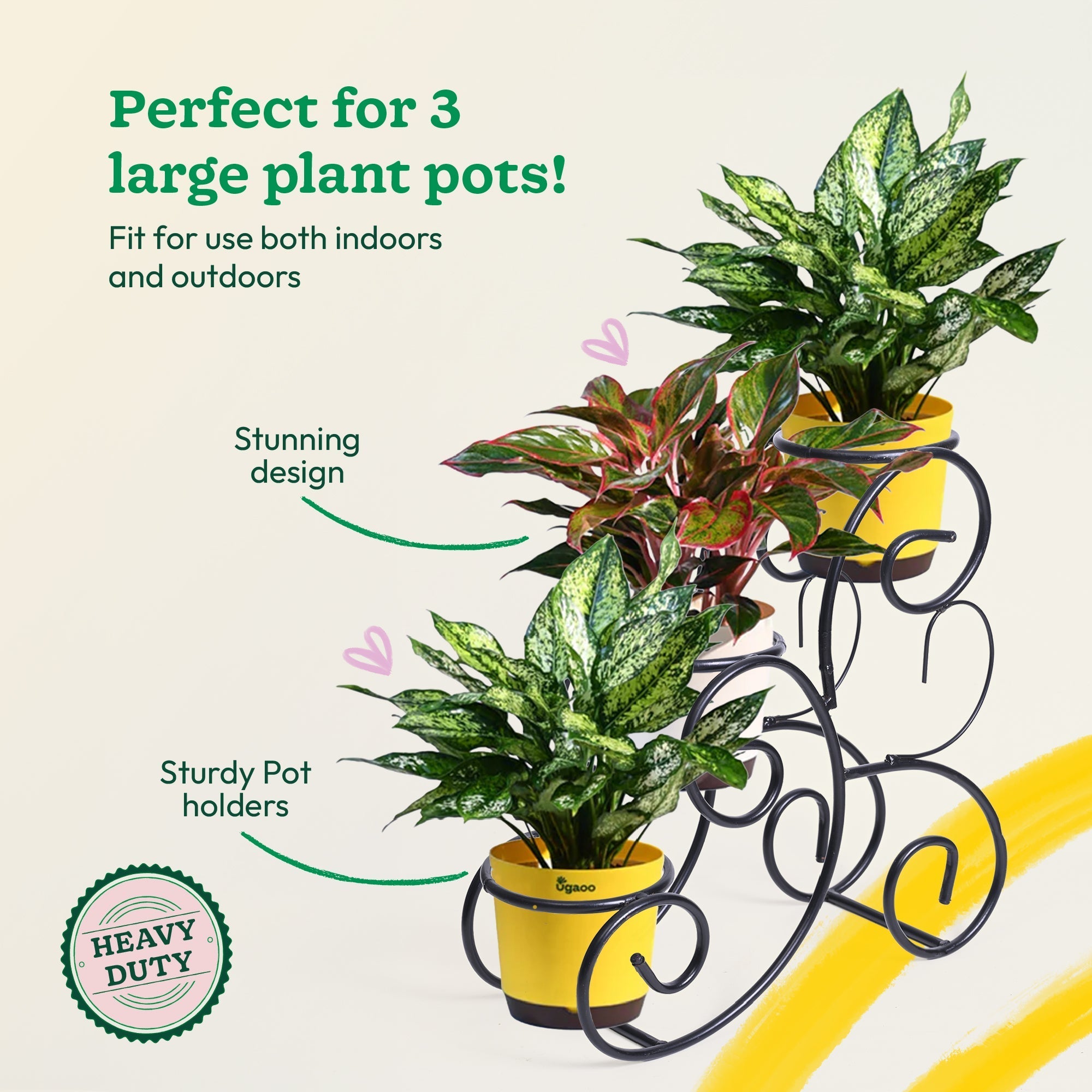 Oasis Metal Plant Stand