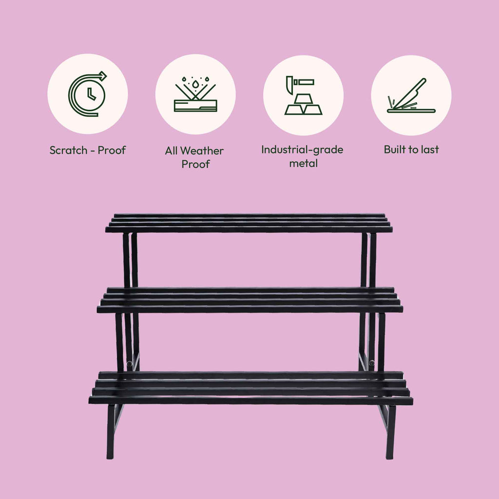 3-Tier Elevate Metal Plant Stand