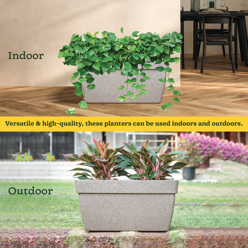 Barca Rectangle Planter