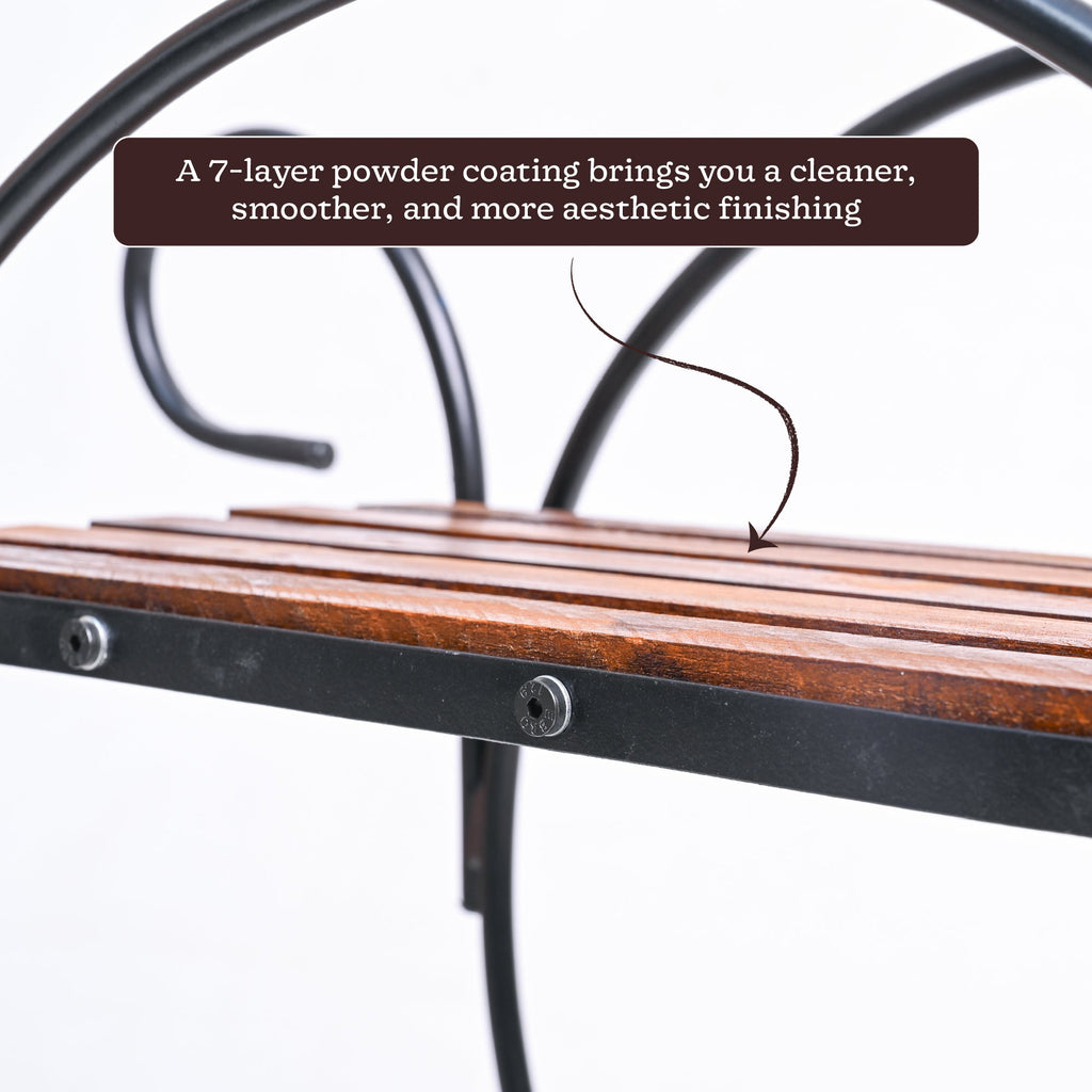 Flora on Wheels 2-Tier Plant Stand