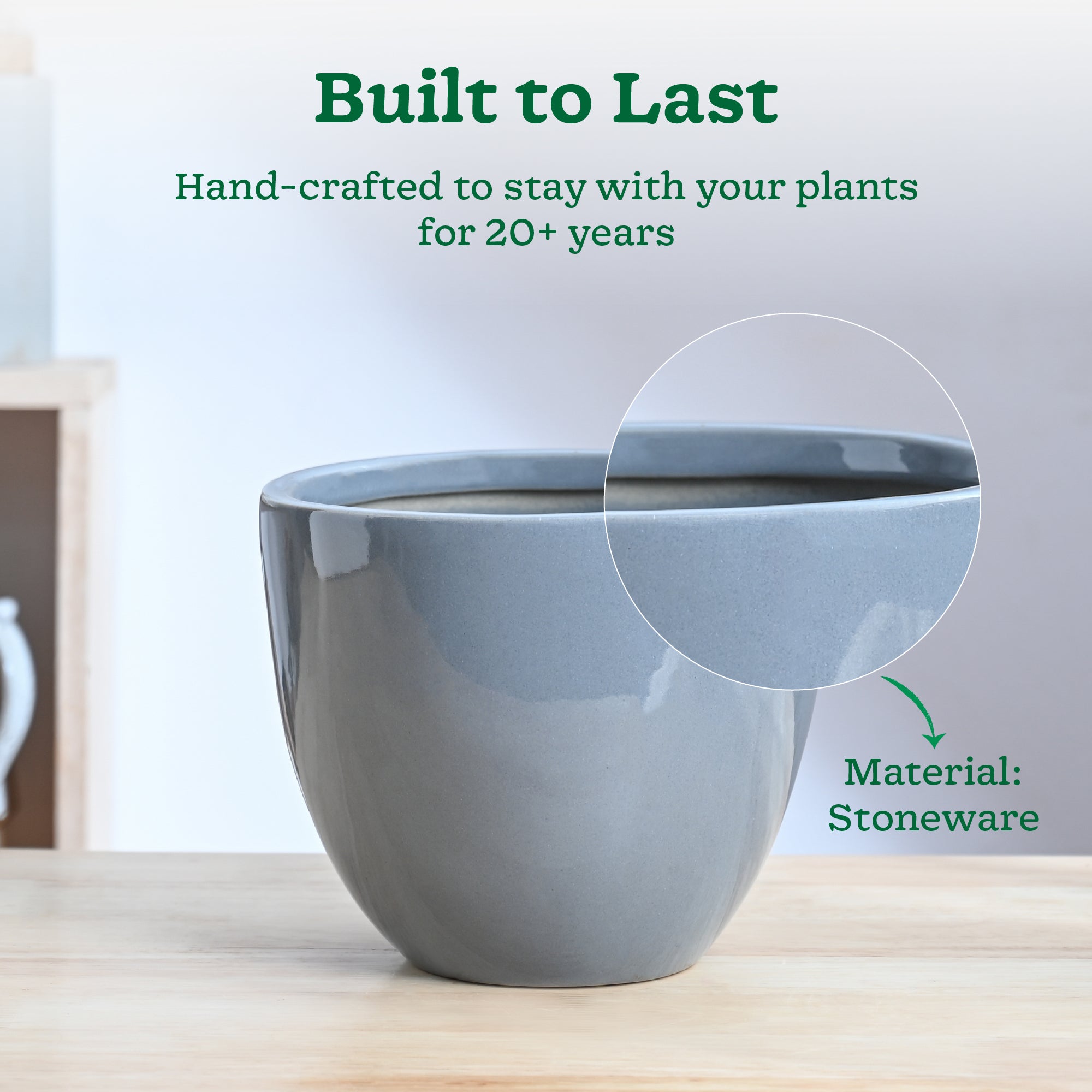 Echoing Eternity Ceramic Planter