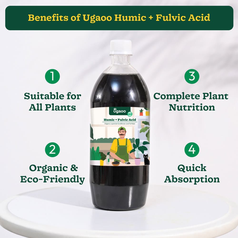 Humic & Fulvic Acid Liquid Fertilizer- 1 Liter