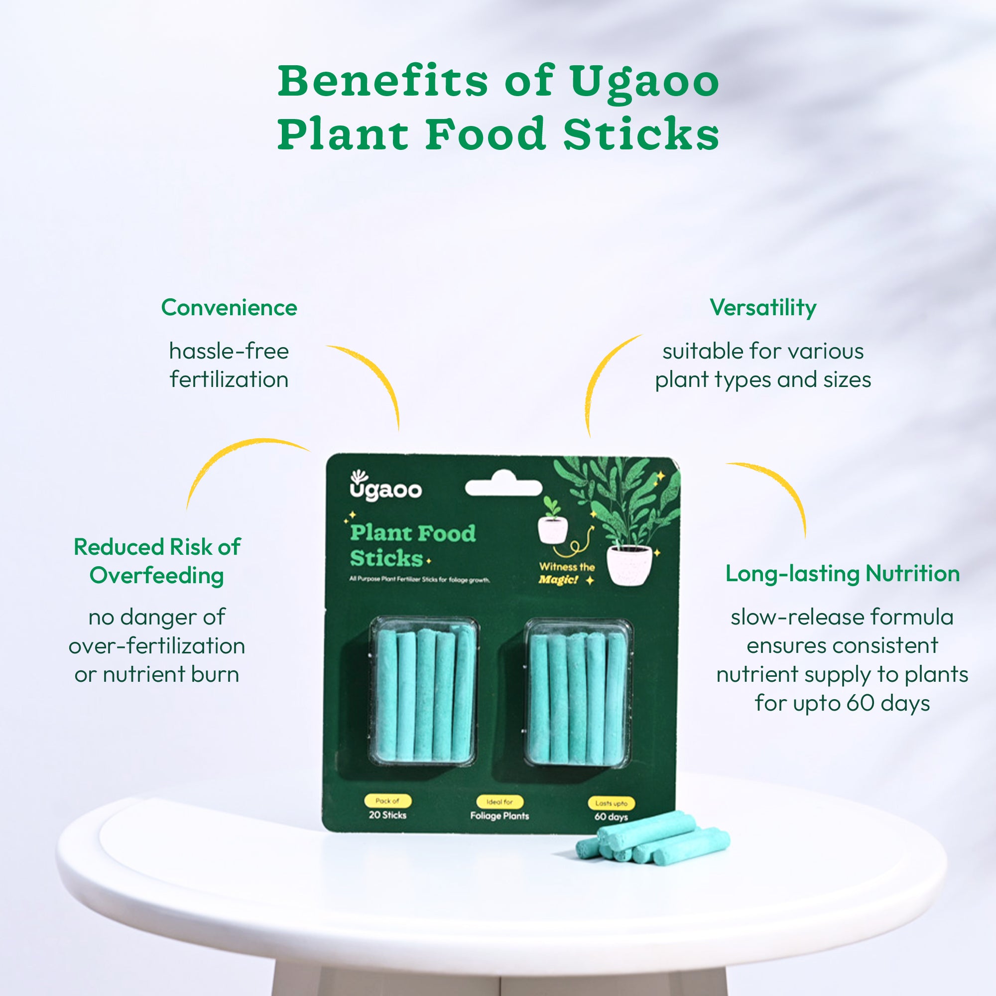 Plant Food Fertilizer Green Sticks for All Plants