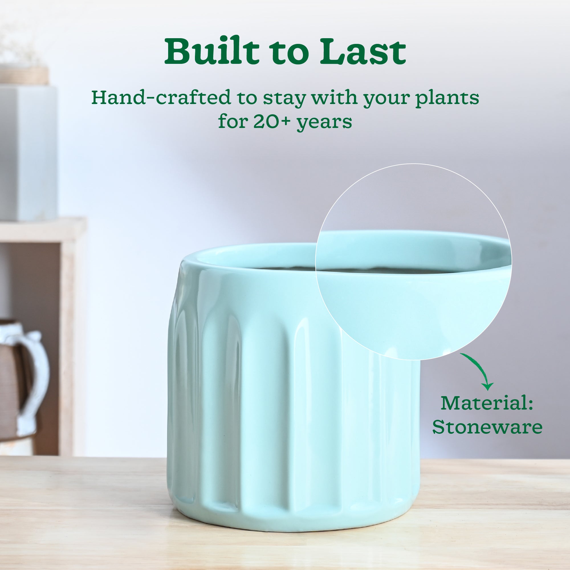 Blushing Sun Ceramic Planter
