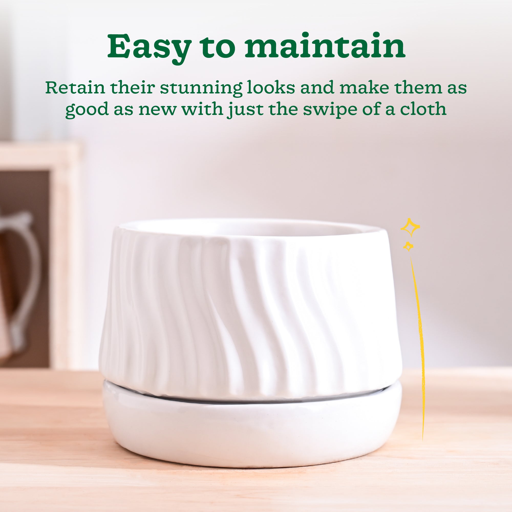 Fallen Angel Ceramic Planter