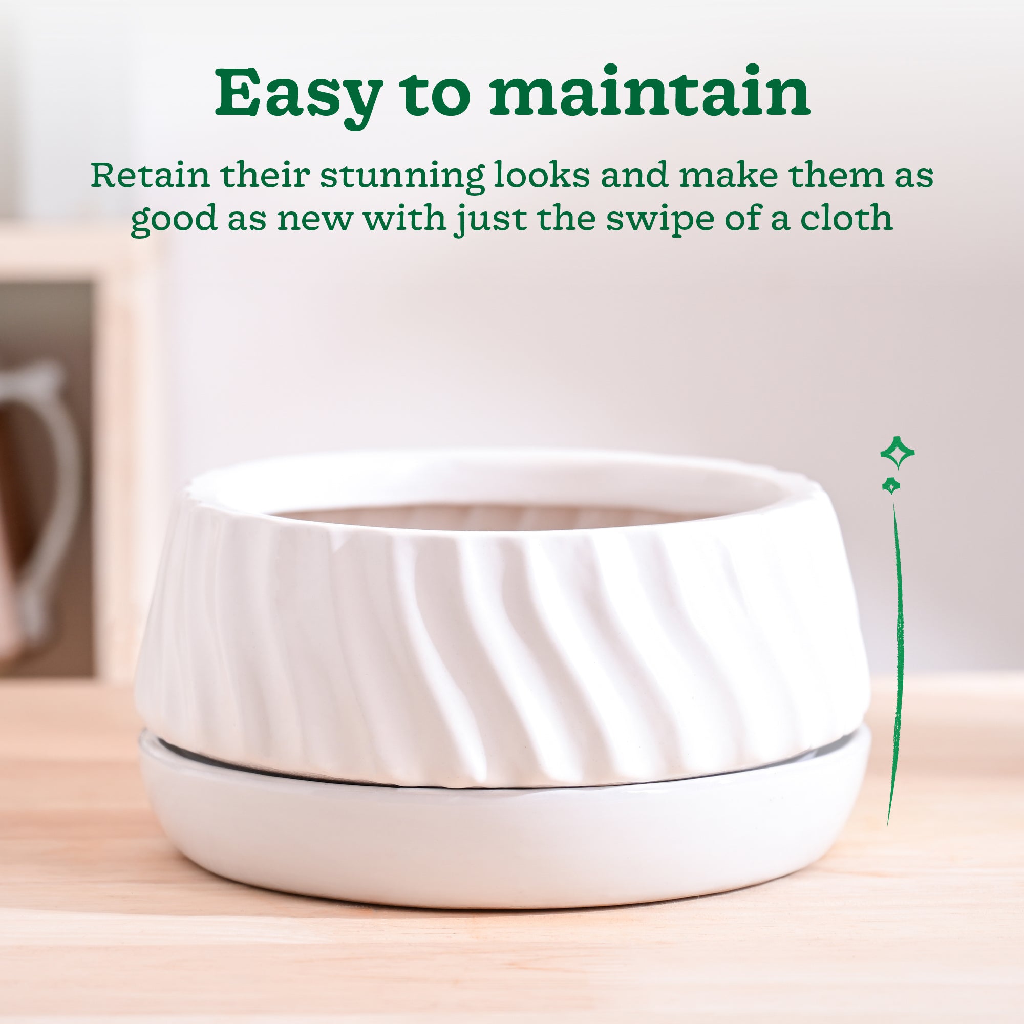 Fallen Angel Ceramic Planter