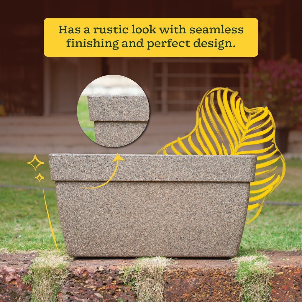 Barca Rectangle Planter