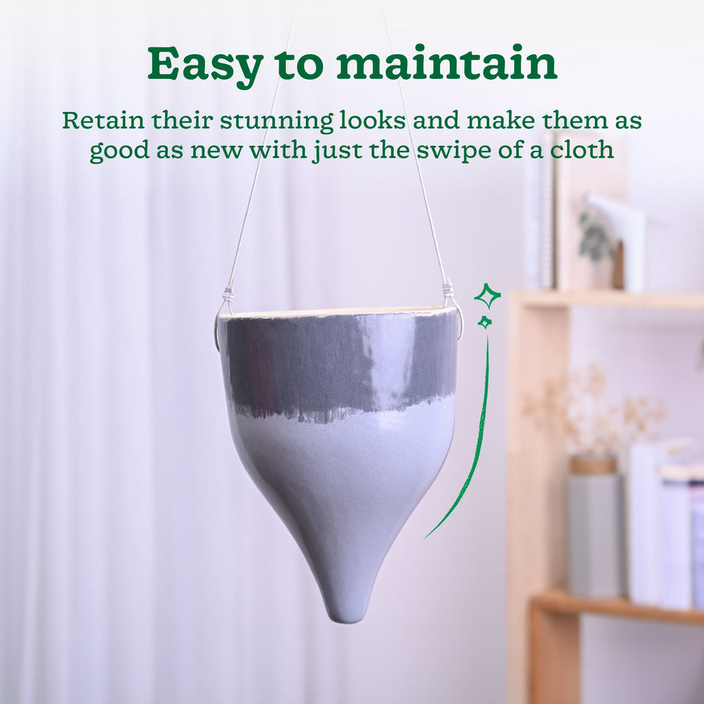 Ceramic Hanging Pot Cosmic Stone