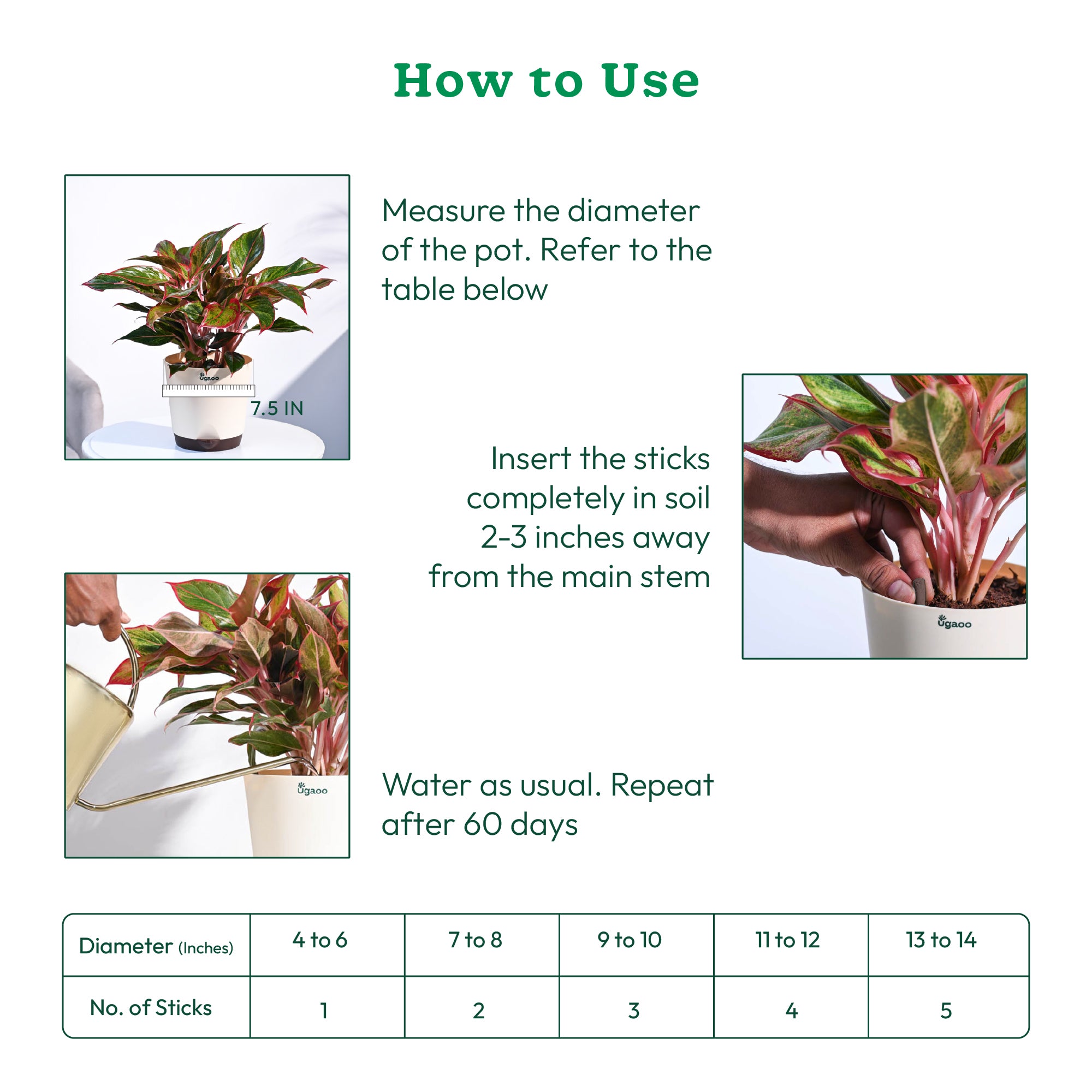 Plant Food Fertilizer Sticks -  Rootmaster