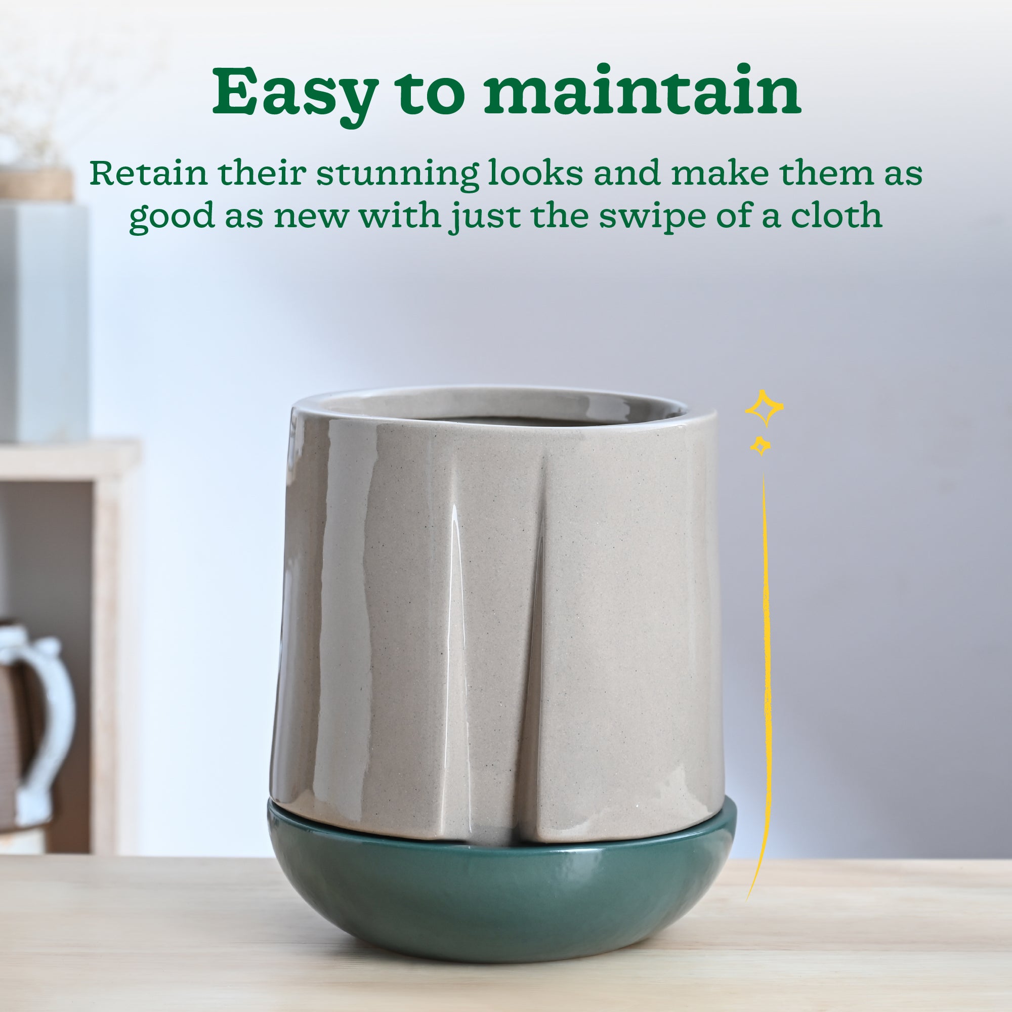 Moonlight Drama Ceramic Planter