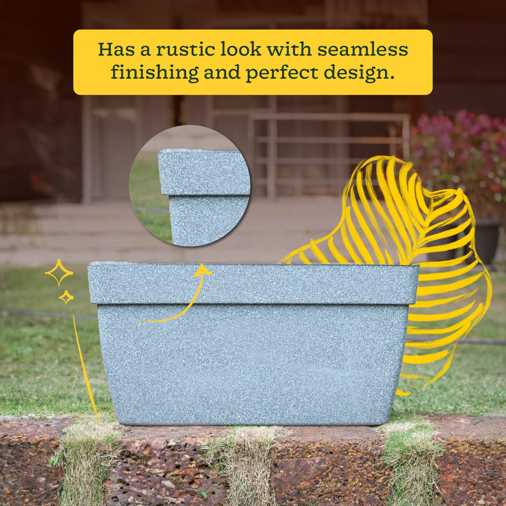 Barca Rectangle Planter