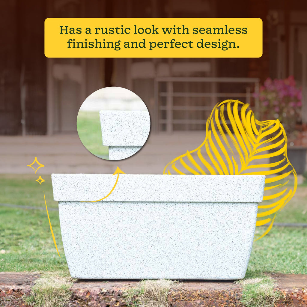 Barca Rectangle Planter