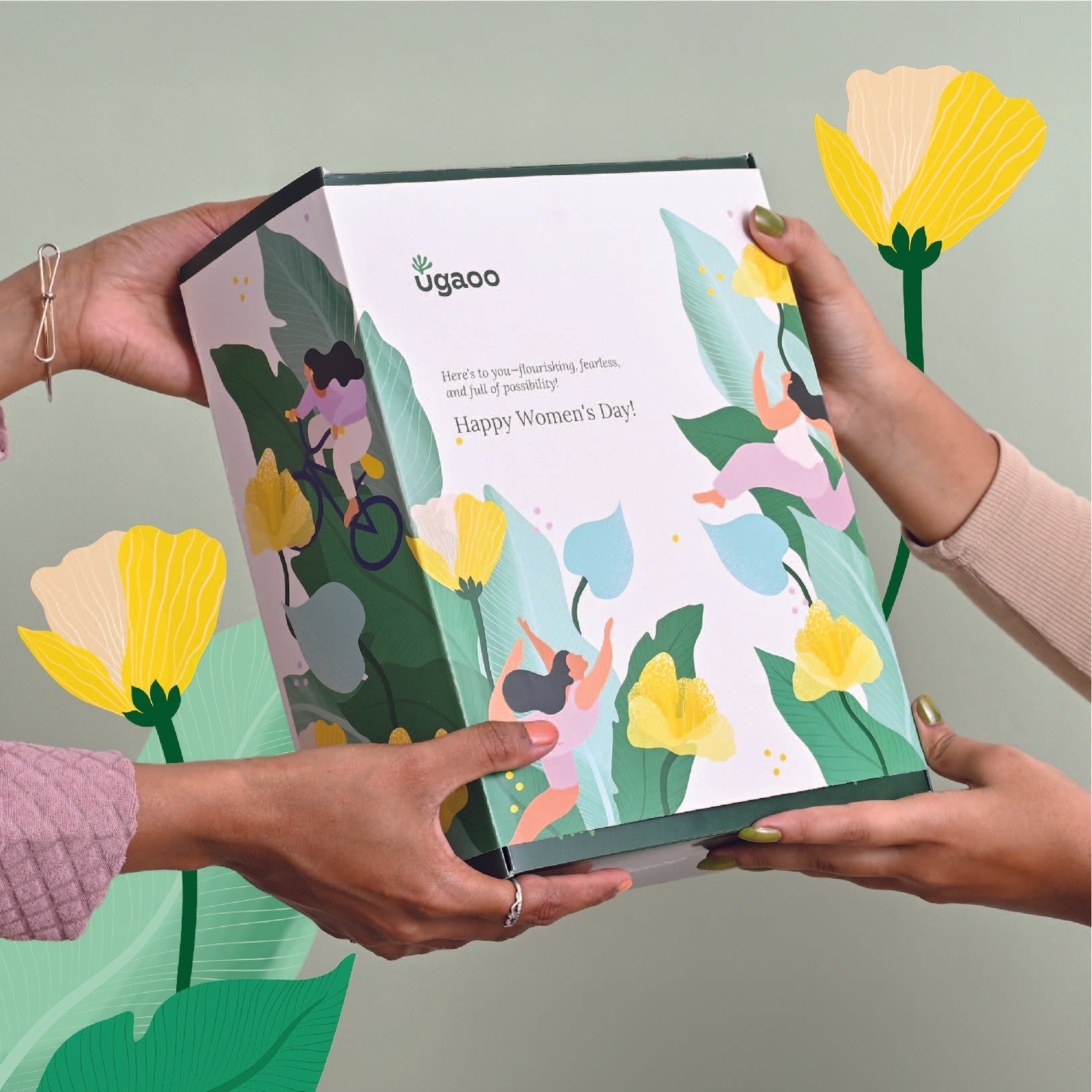 Blush & Bloom Women's Day Plant Bundle