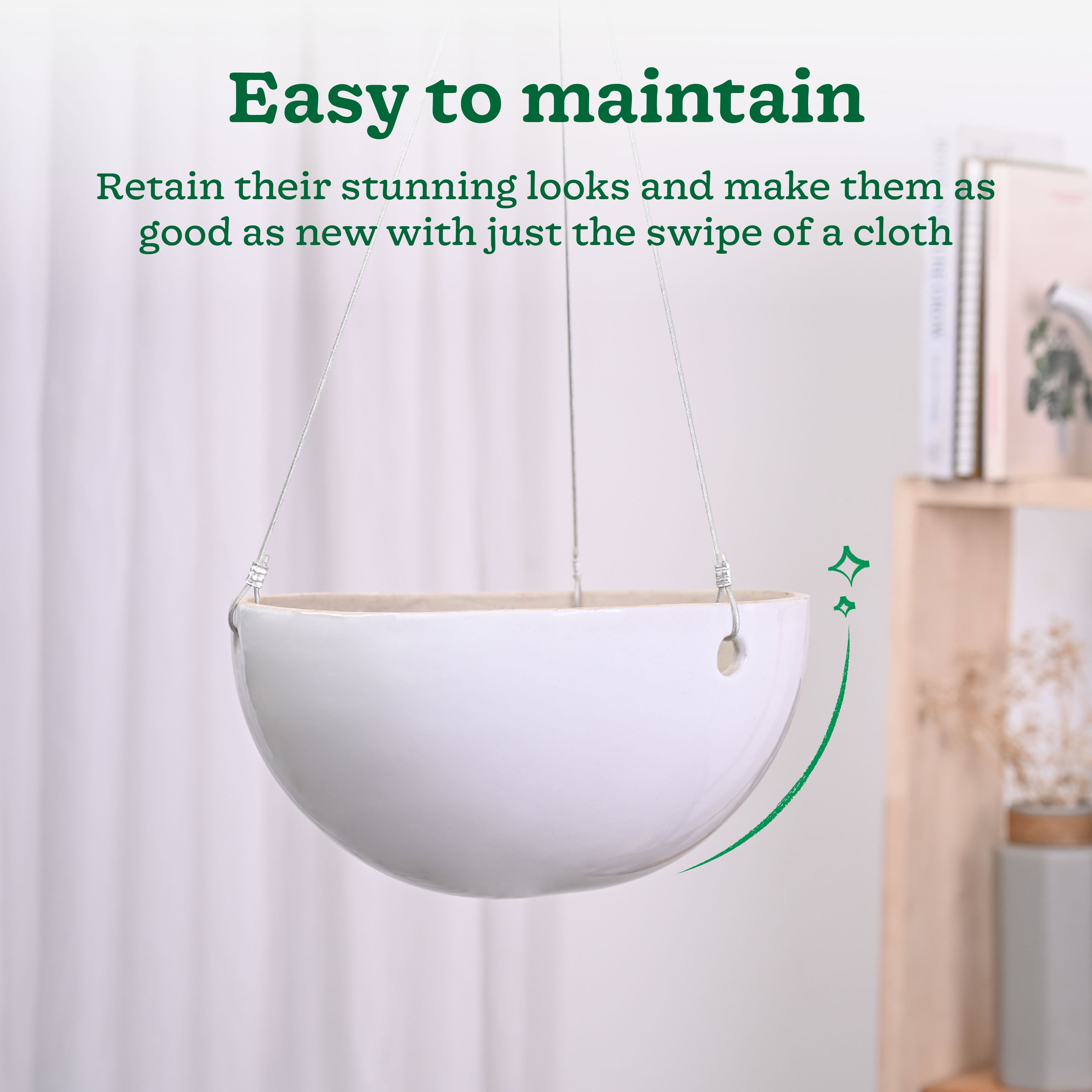 Hanging Ceramic Planters Petrichor Smite