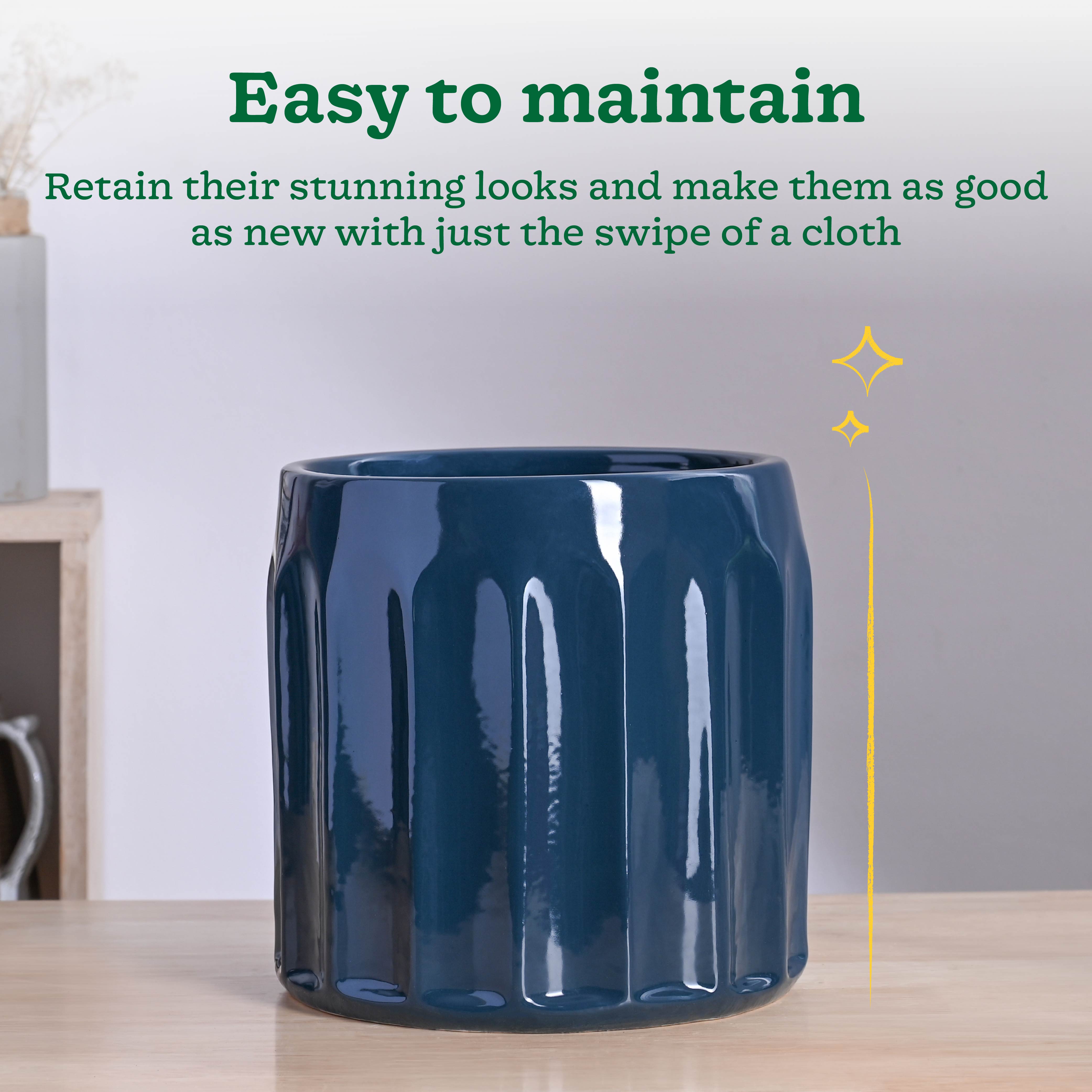 Blushing Sun Ceramic Planter