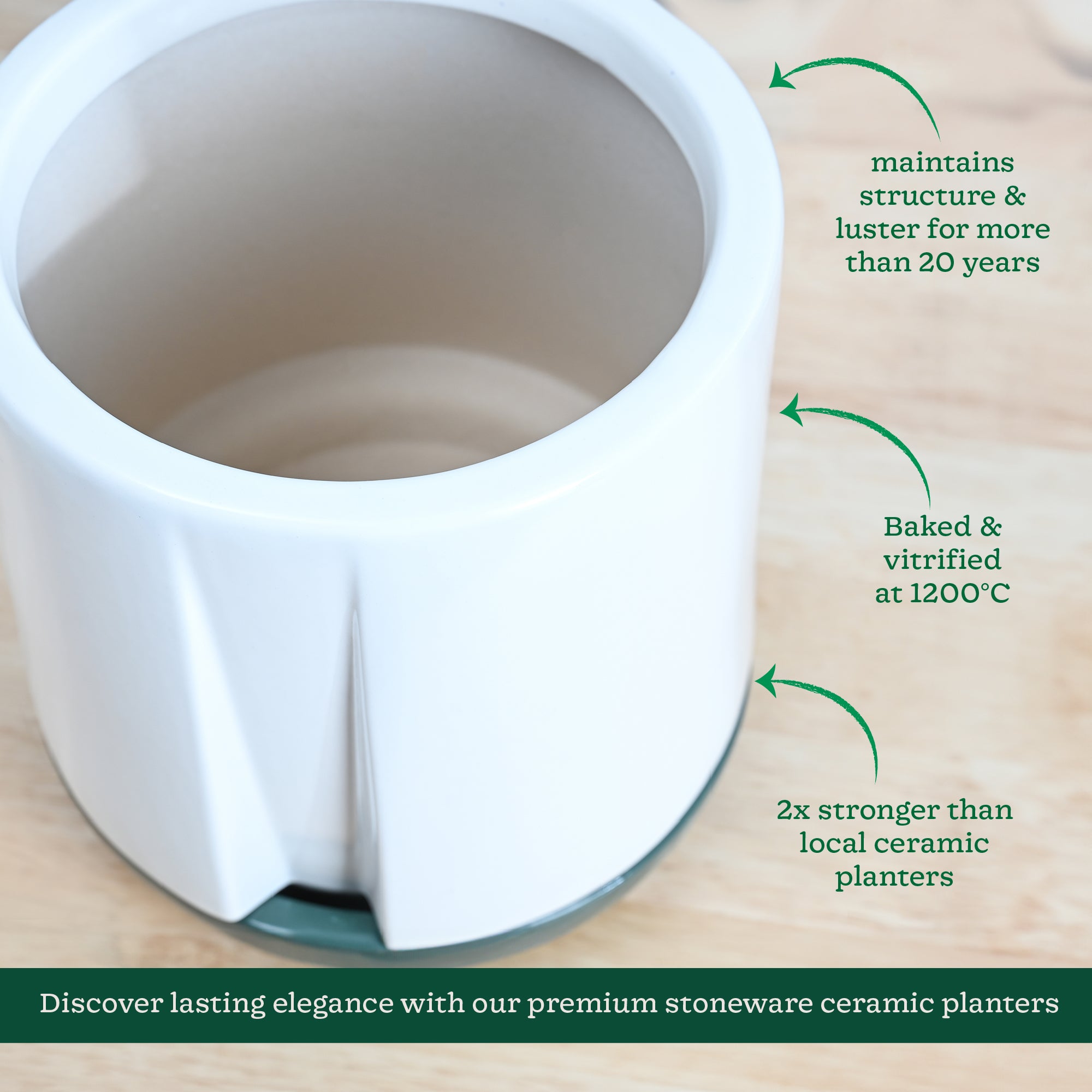 Moonlight Drama Ceramic Planter