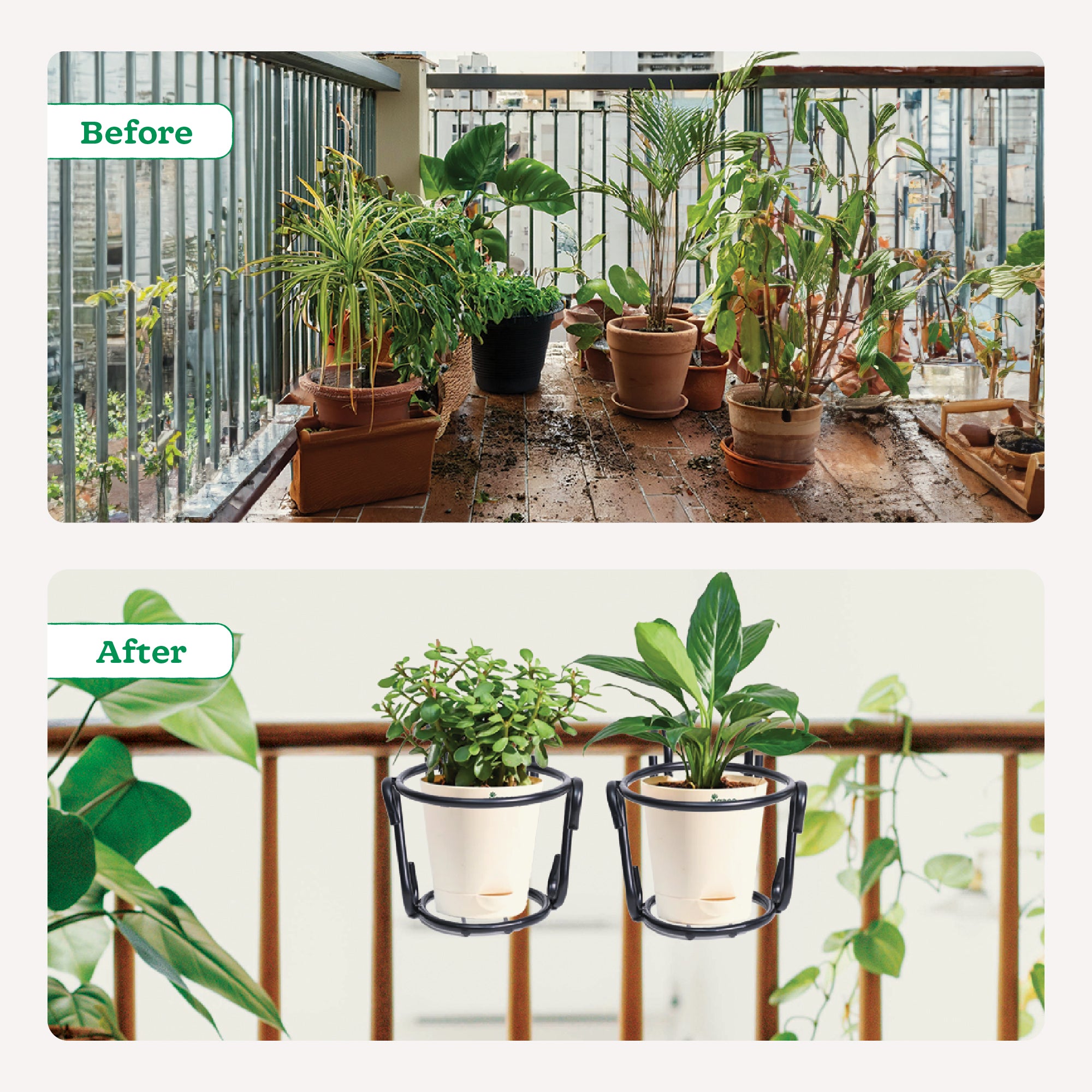 Hanging Plant Stands - Set of 2