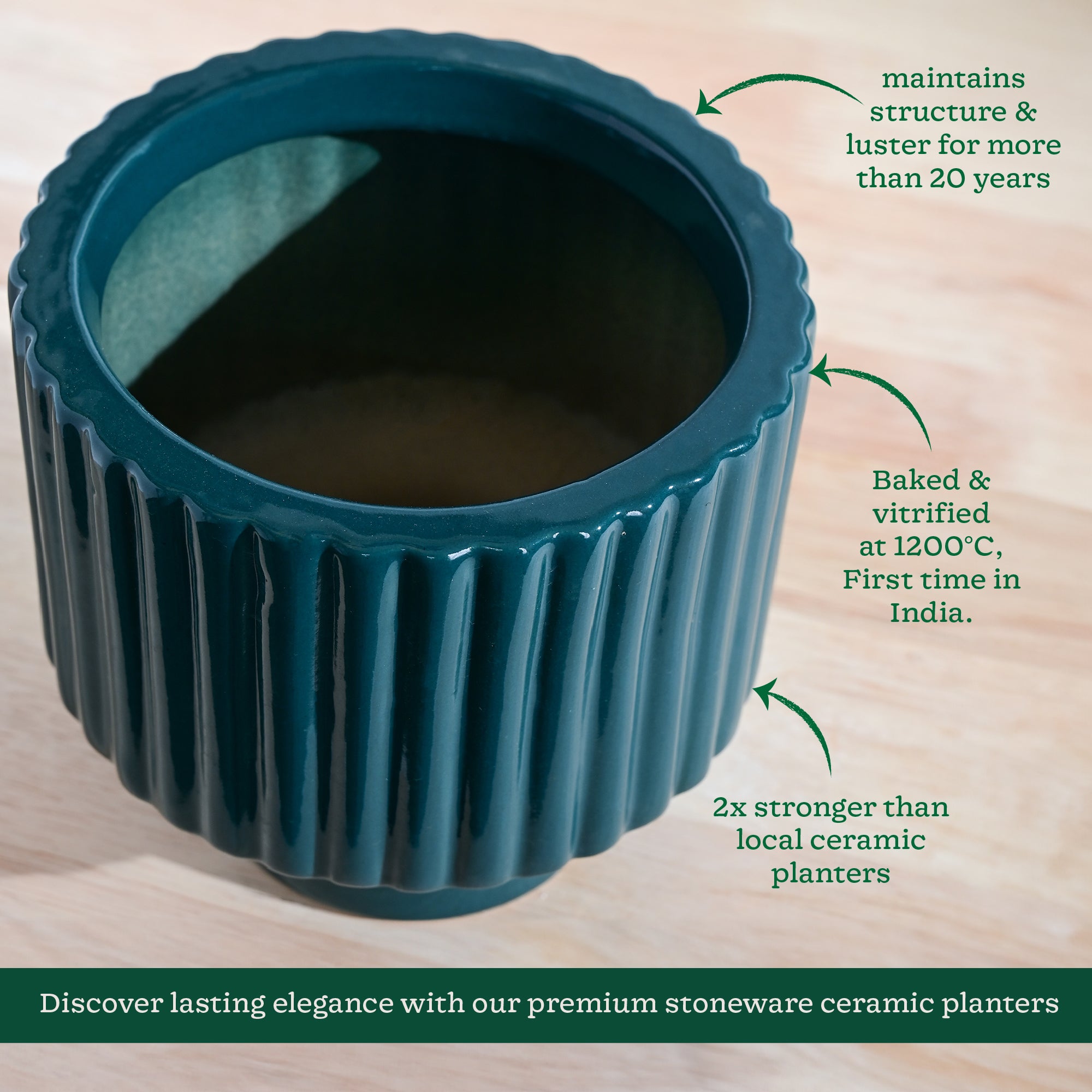 Forms of Love Ceramic Planter