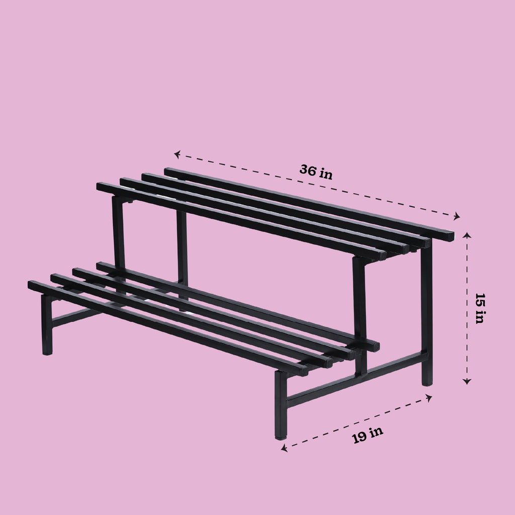 2-Tier Elevate Metal Plant Stand