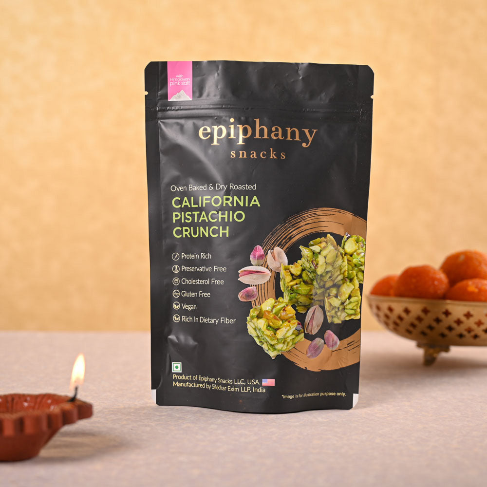 Philodendron Oxycardium Golden Plant & Epiphany Snacks Diwali Gift Hamper