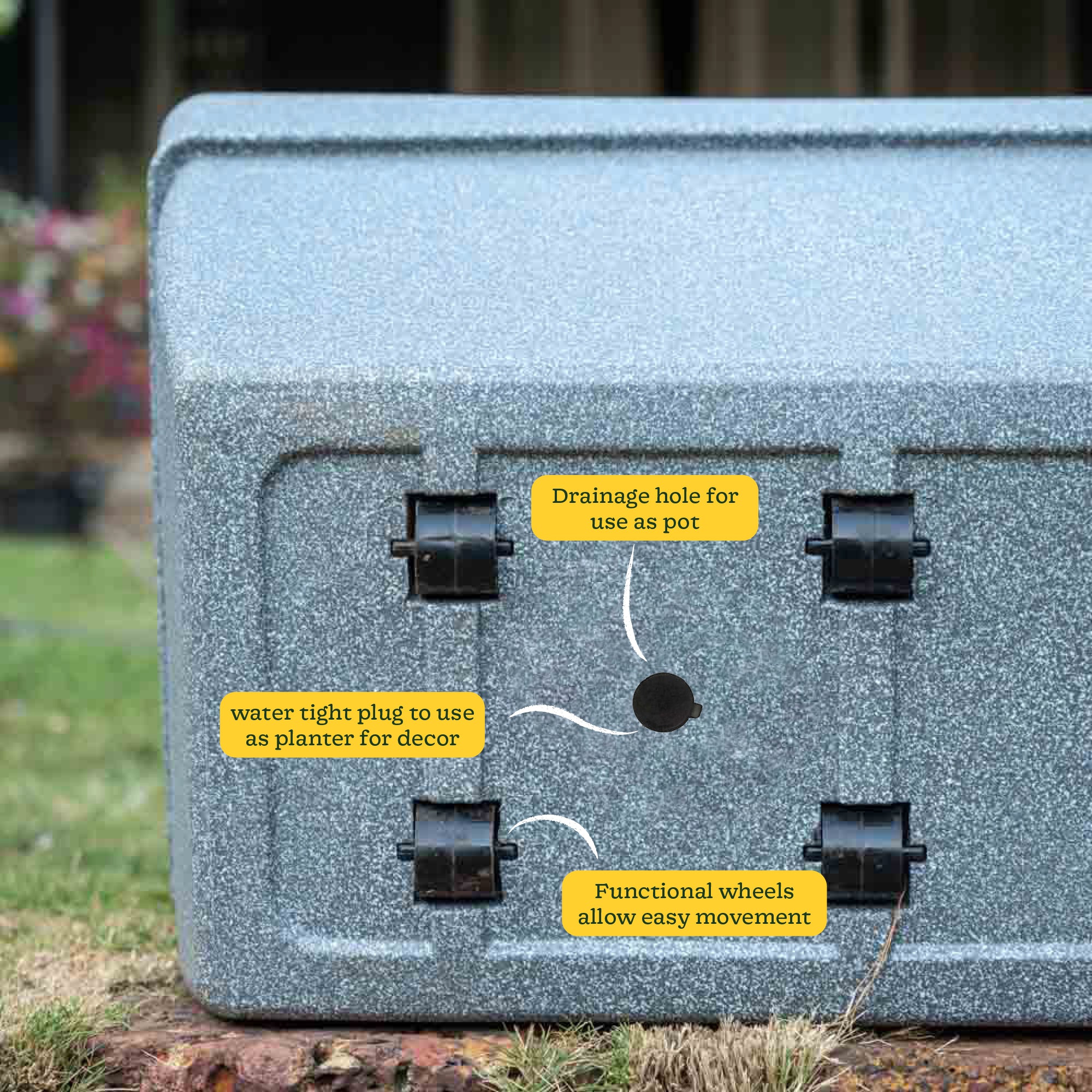 Barca Rectangle Planter