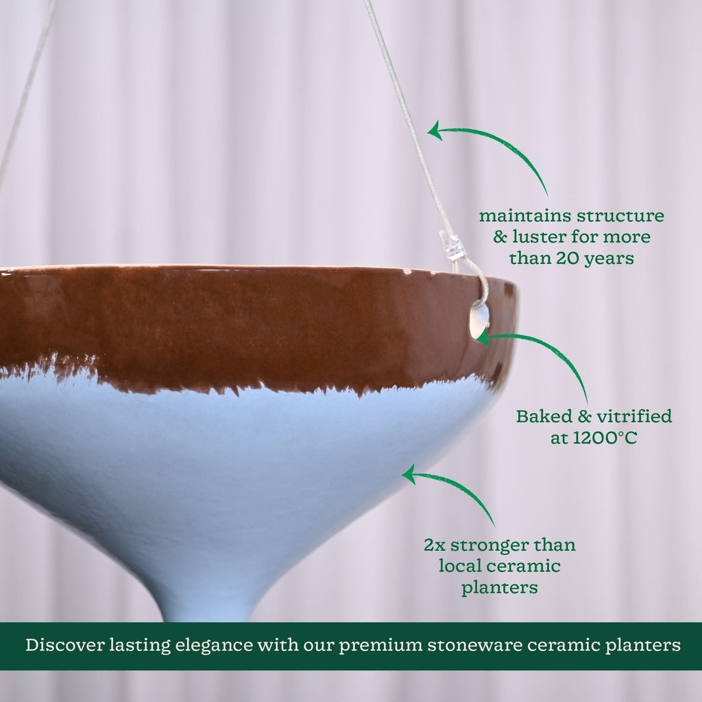 Ceramic Hanging Pot Cosmic Stone