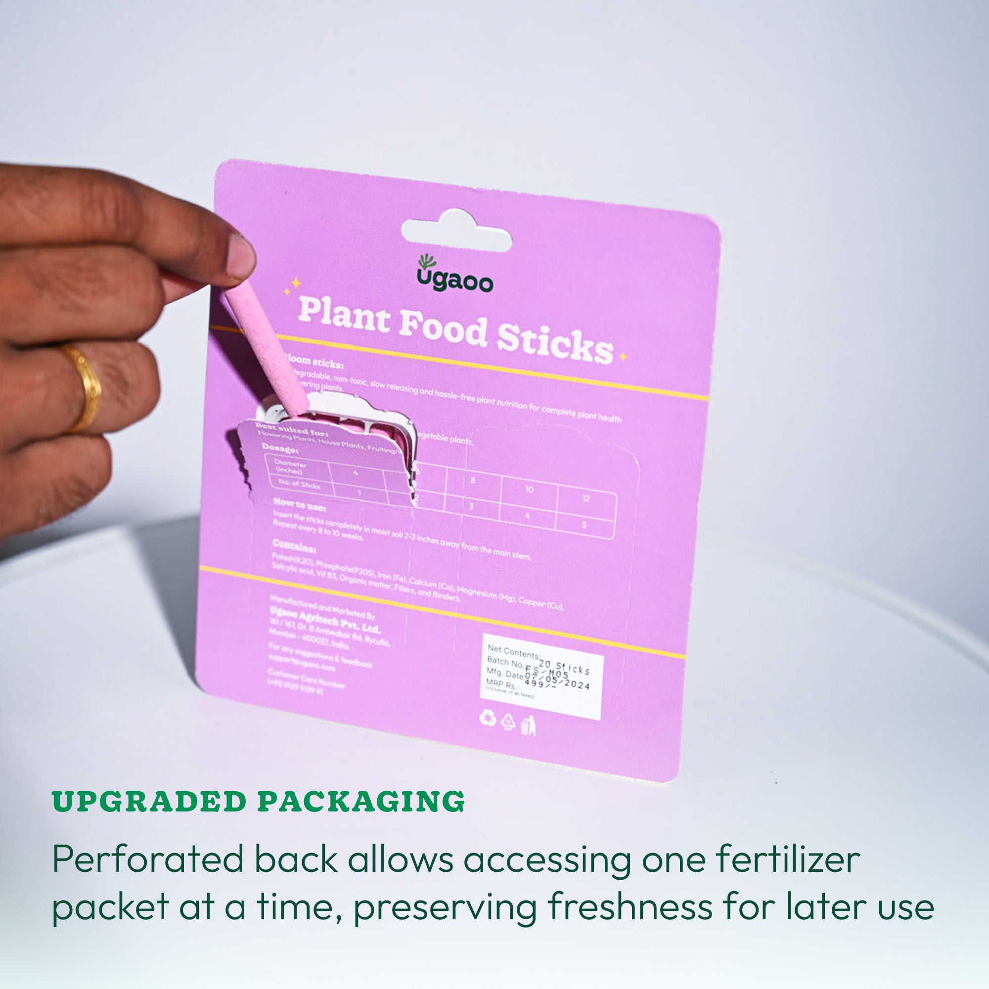 Plant Food Fertilizer Bloom Sticks For Flowering Plants