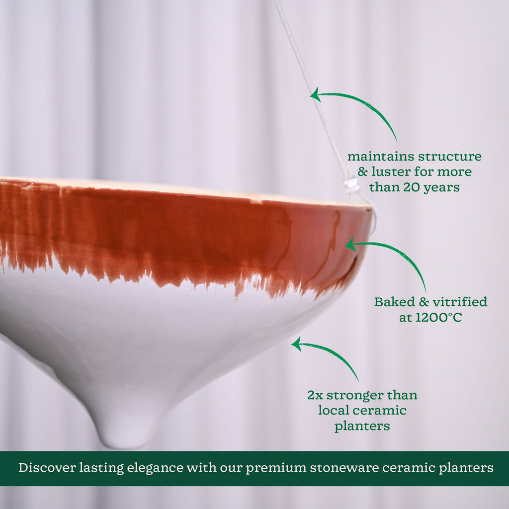 Ceramic Hanging Pot Cosmic Stone