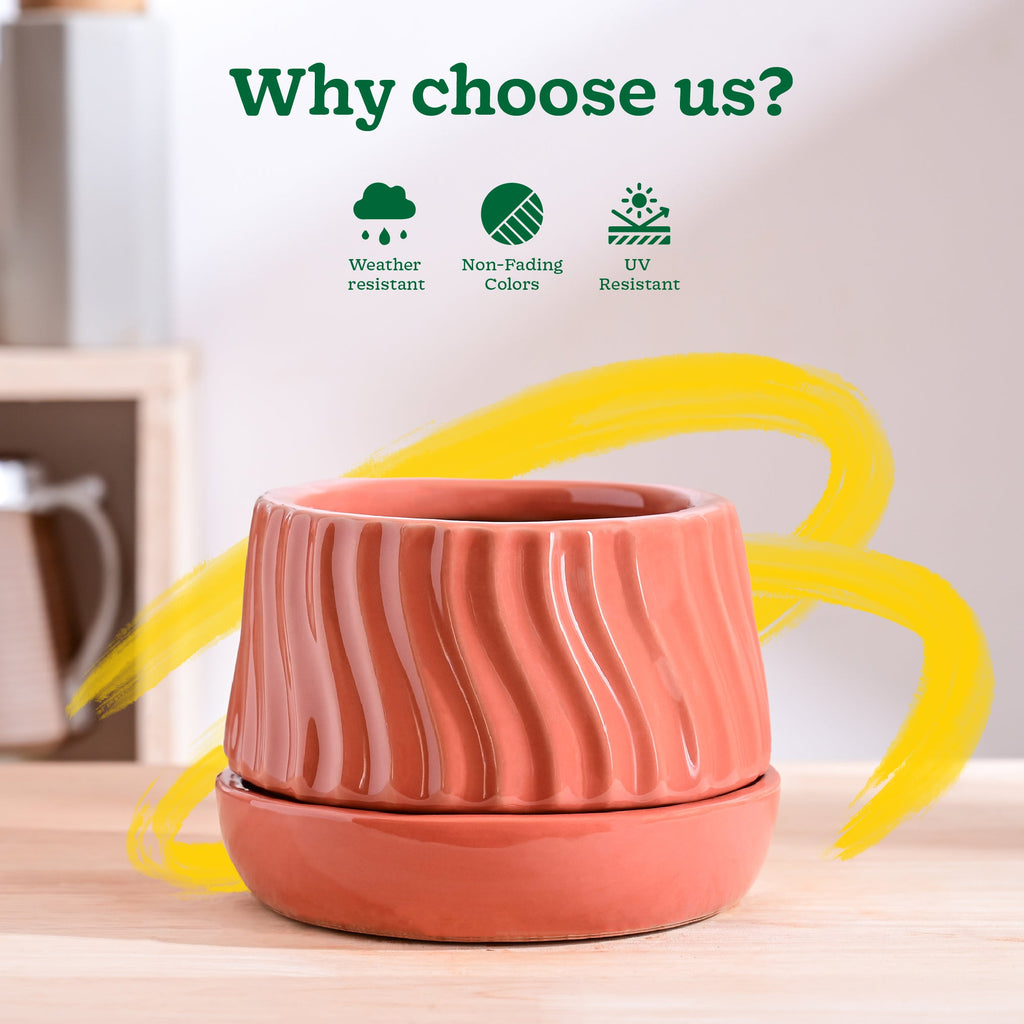 Fallen Angel Ceramic Planter