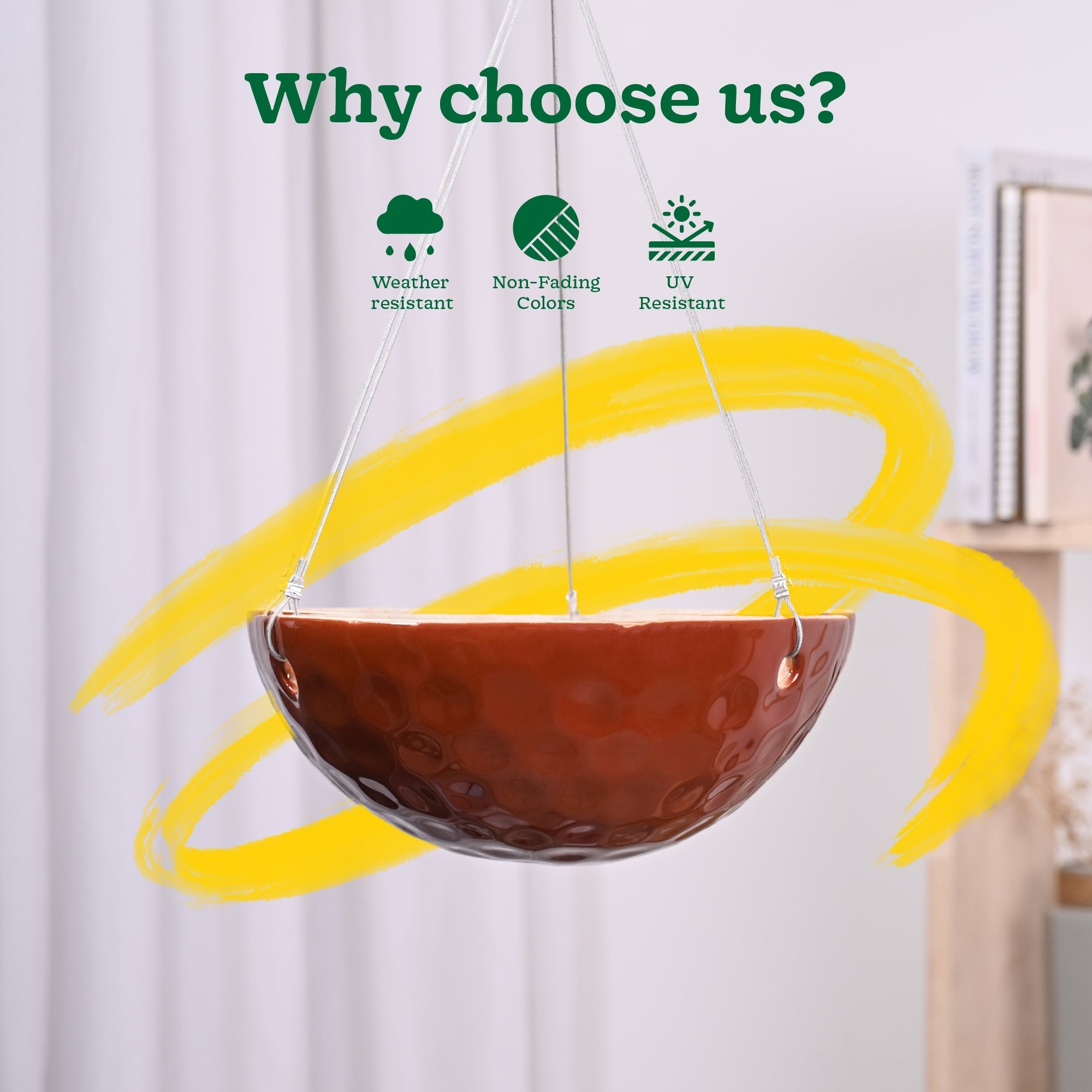 Hanging Ceramic Planters Petrichor Smite