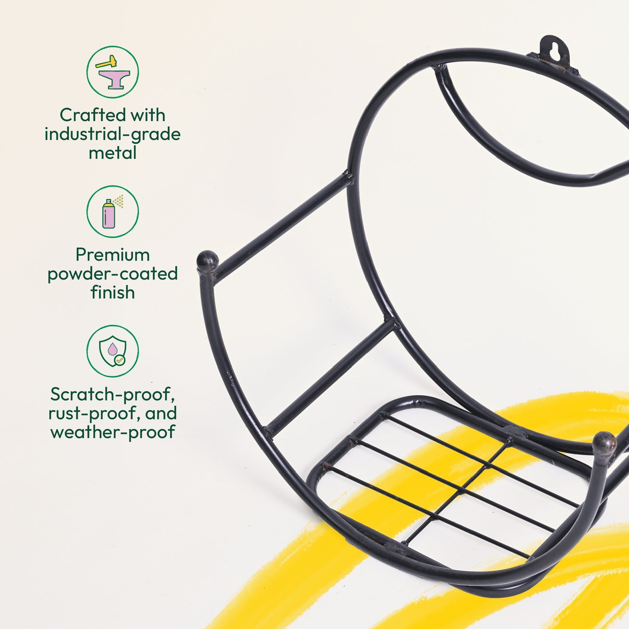 Concave Wall Mounting Planter