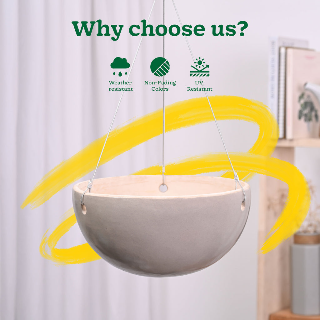 Hanging Ceramic Planters Petrichor Smite