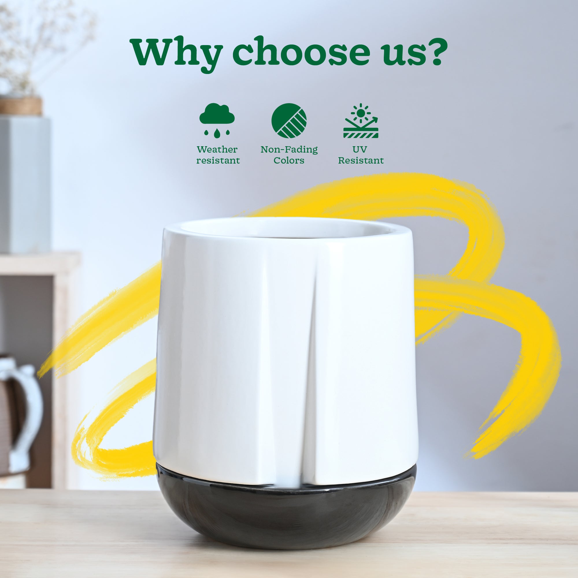 Moonlight Drama Ceramic Planter