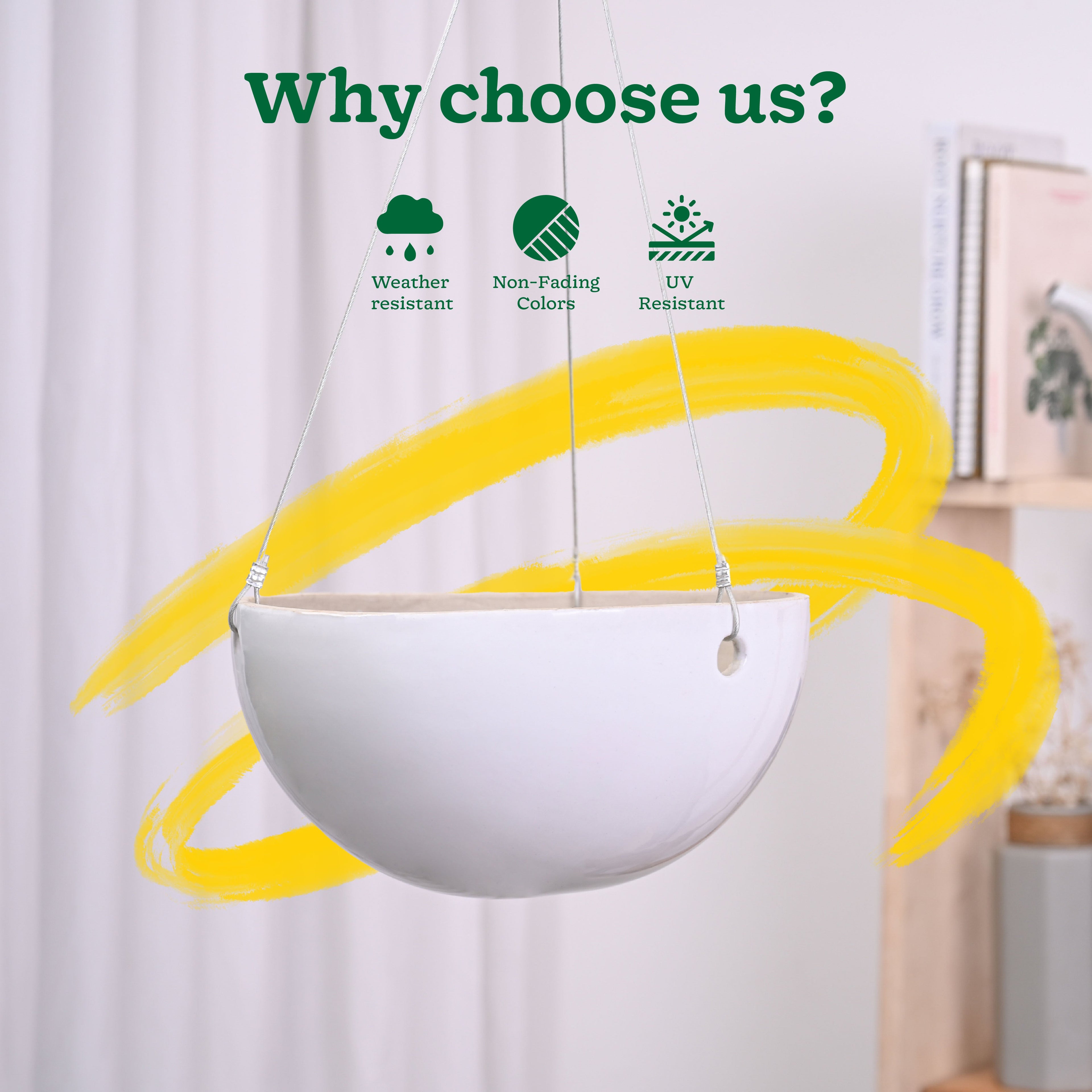 Hanging Ceramic Planters Petrichor Smite