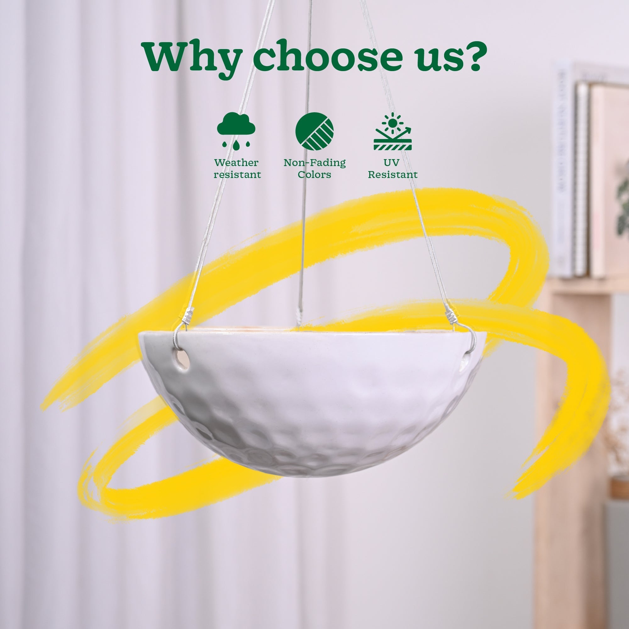 Hanging Ceramic Planters Petrichor Smite