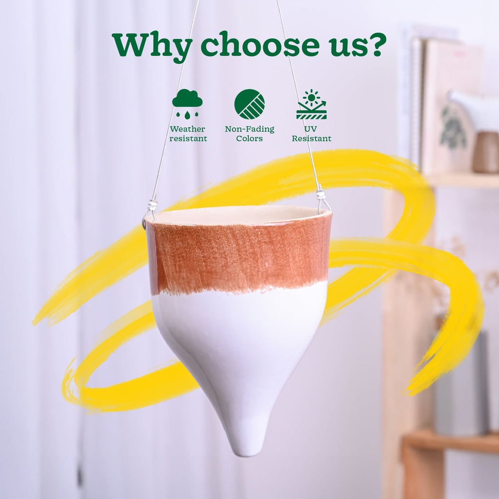 Ceramic Hanging Pot Cosmic Stone