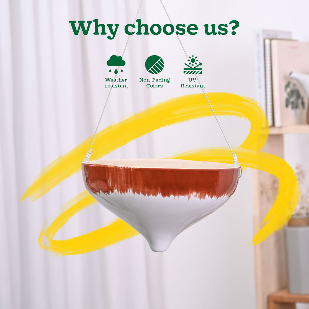 Ceramic Hanging Pot Cosmic Stone