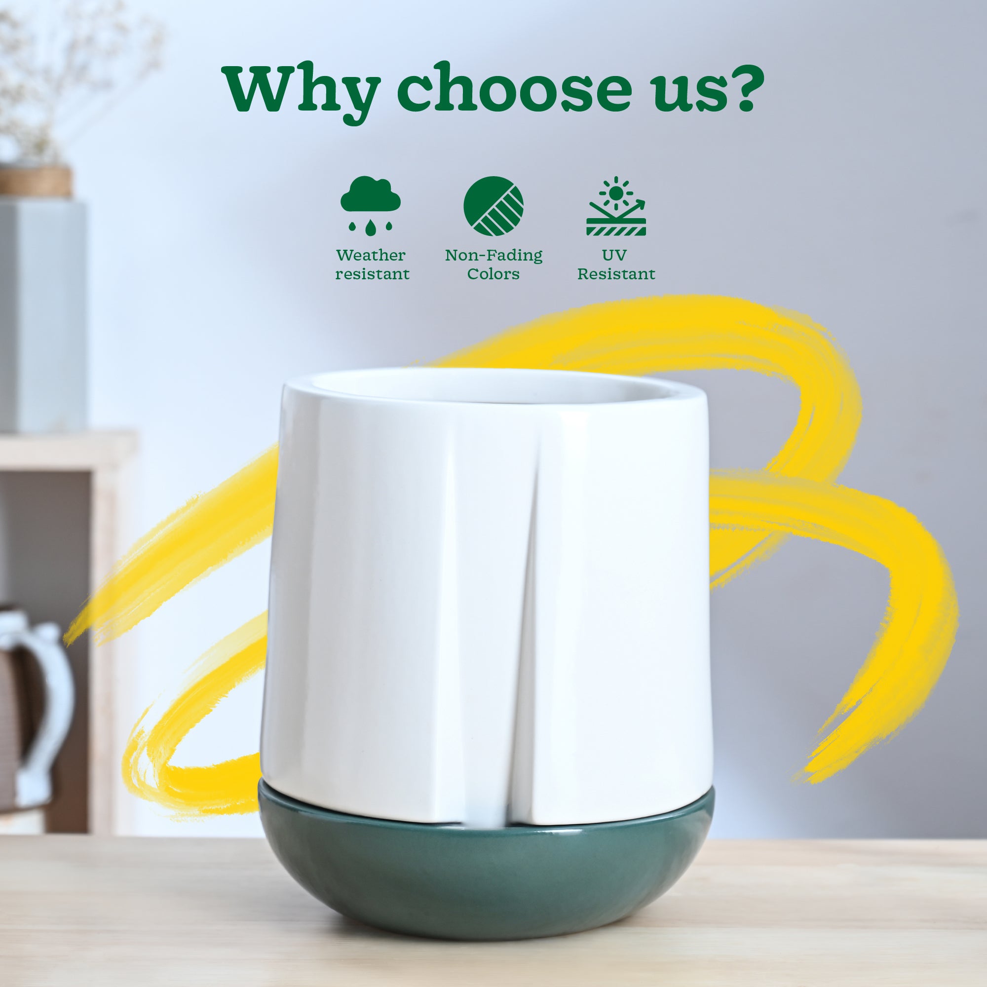 Moonlight Drama Ceramic Planter