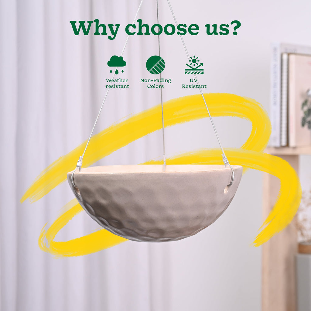 Hanging Ceramic Planters Petrichor Smite