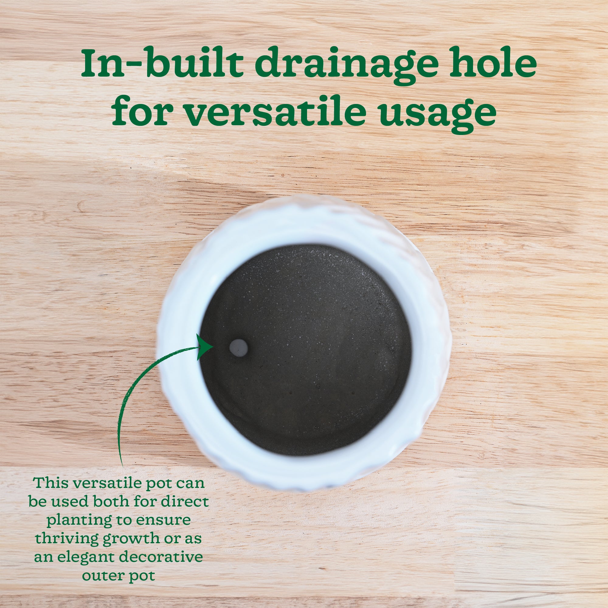 Fallen Angel Ceramic Planter