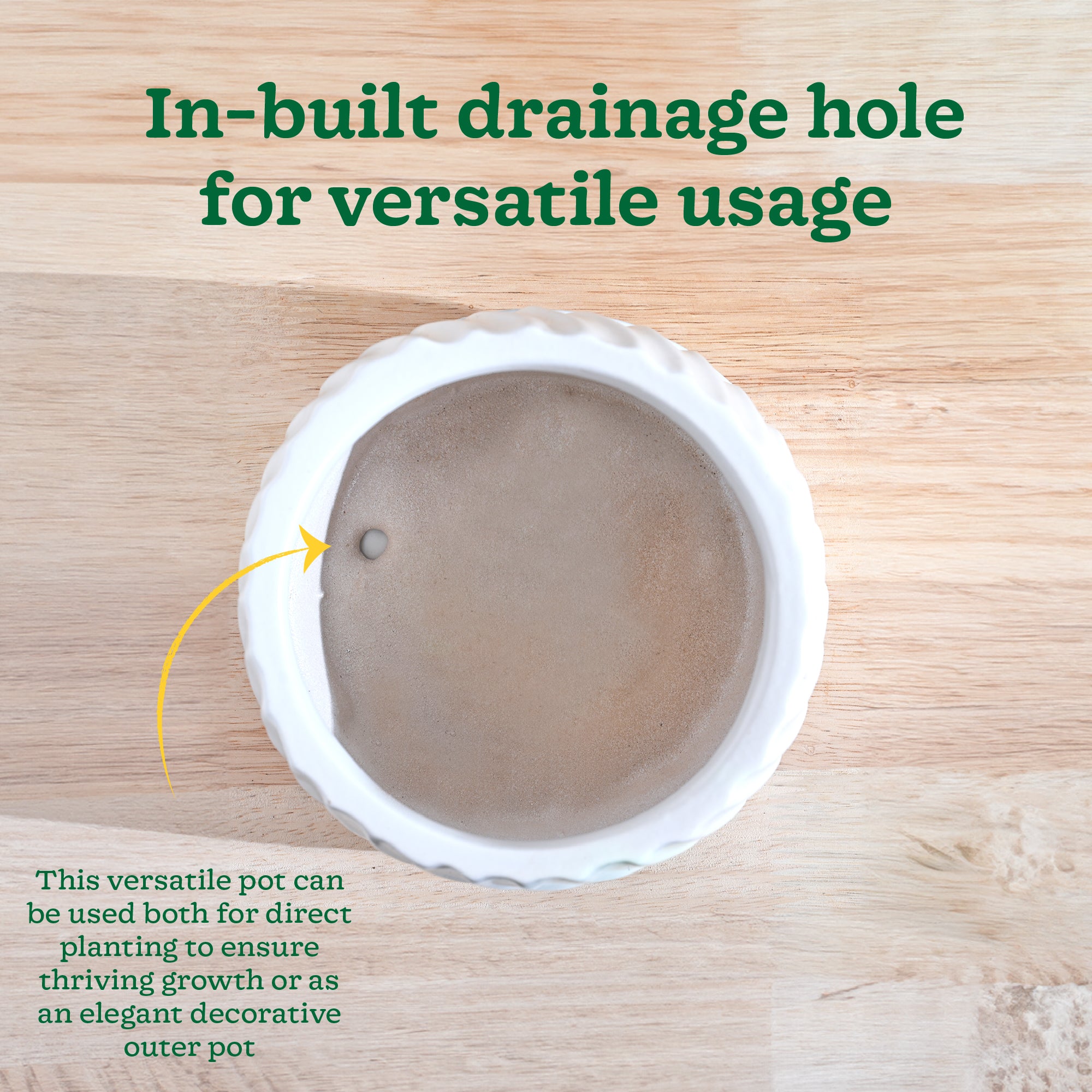 Fallen Angel Ceramic Planter